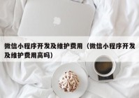 微信小程序开发及维护费用（微信小程序开发及维护费用高吗）