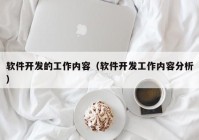 软件开发的工作内容（软件开发工作内容分析）