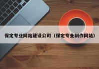 保定专业网站建设公司（保定专业制作网站）