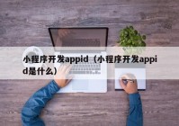 小程序开发appid（小程序开发appid是什么）